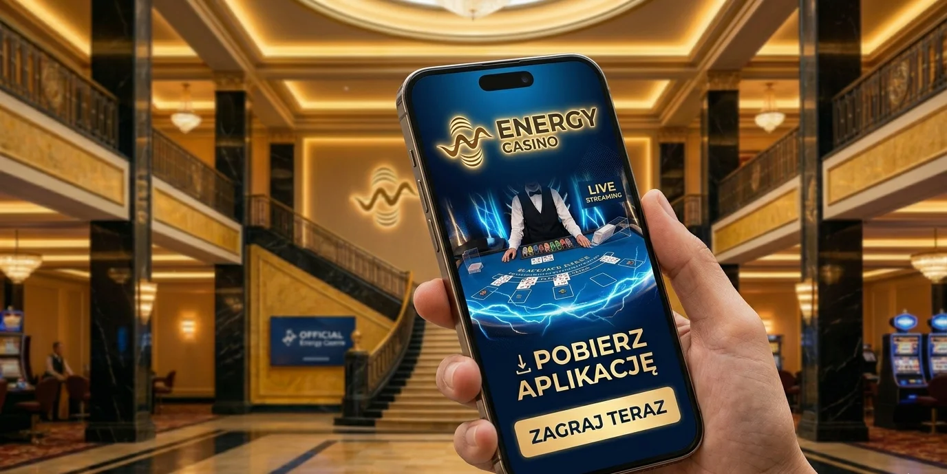Aplikacja mobilna z kasynem na żywo — blackjack streamowany w wersji portretowej